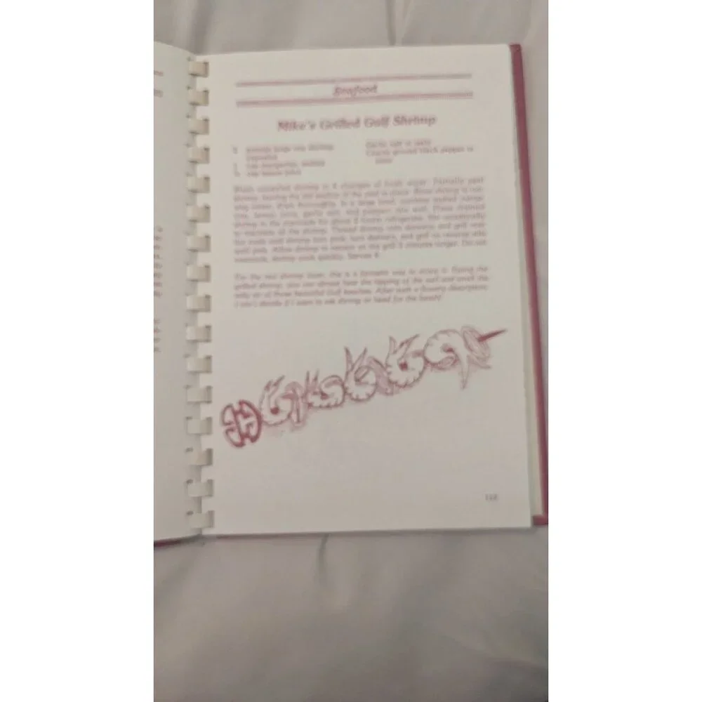 Vintage The Magnolia Collection 1985 Signed‎ Gene Westbrook Cookbook